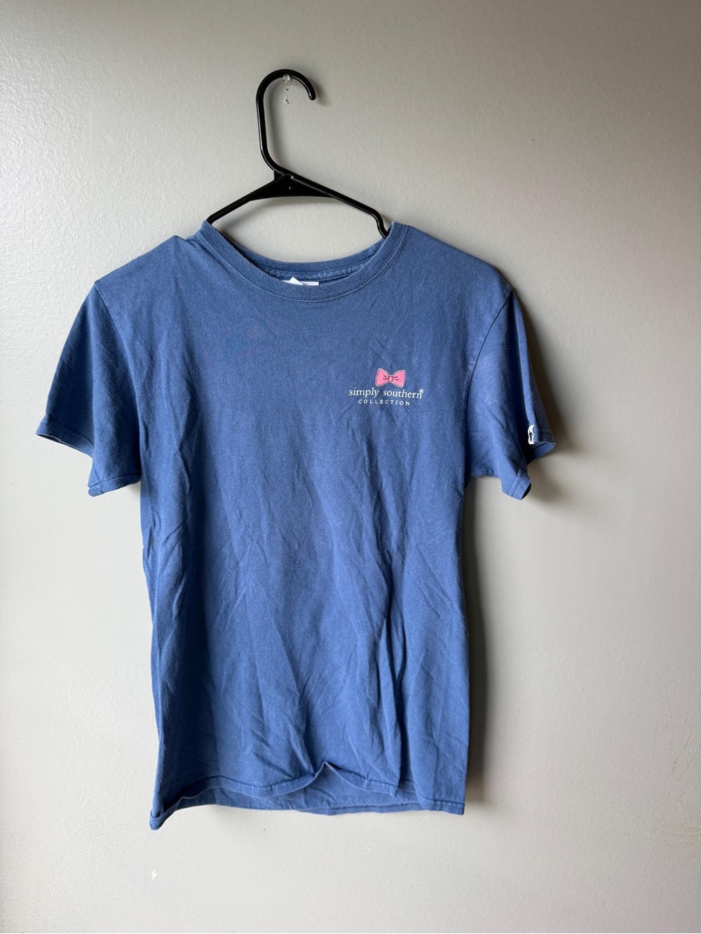 Simply Southern Sisters Graphic Tee Blue Short Sleeve Small - Picture 3 of 6